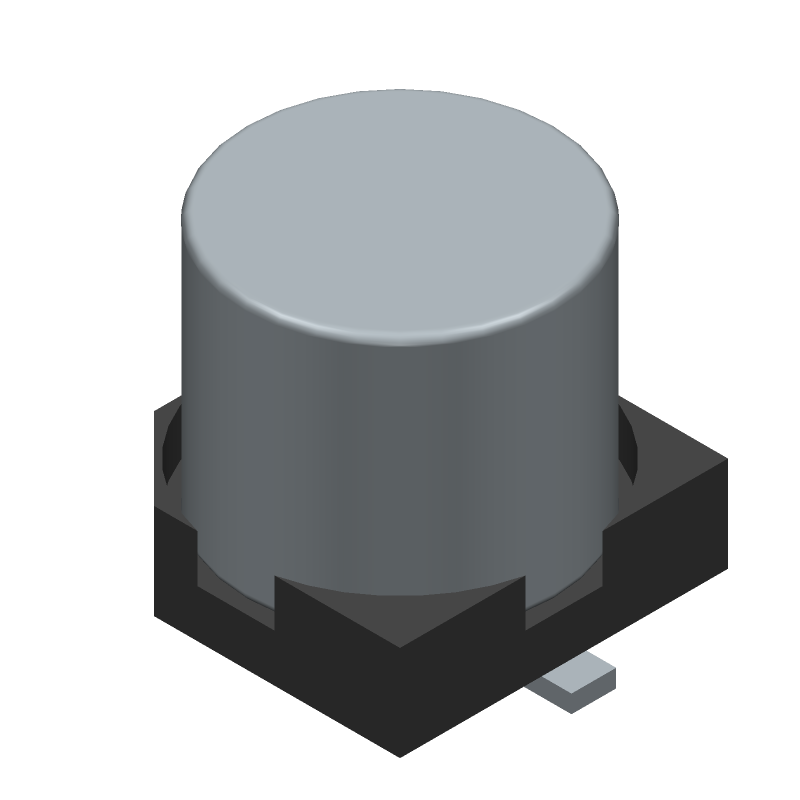 47uF Aluminum Electrolytic Capacitor, 6.3V, Polarized, Surface Mount