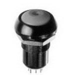 SPST Latched Pushbutton Switch, 2A 24VDC, Green LED, IP67