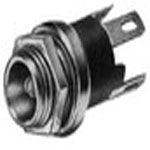 DC Power Connector, 12V, 5A, 3-Pin, 2mm Dia, Panel Mount