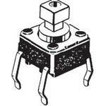Tactile Switch SPST 1.47N 50mA 24VDC Thru-Hole PC Pins
