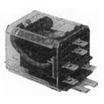 DPDT Power Relay, 20A 240VAC/28VDC, 120VAC Coil, Panel Mount