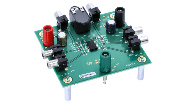 TEXAS INSTRUMENTS TPA6120A2EVM EVALUATION BOARD, TPA6120A2 STEREO AMPLIFIER