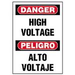 Labels and Industrial Warning Signs Bilingual Danger Adh Sign 7x10