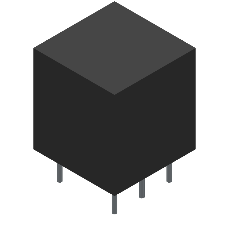 Pulse Transformer 2:1:1 2000Vrms 5Ohm Prim. DCR 2Ohm/3Ohm Sec. DCR 58pF 6 Terminal PC Pin Thru-Hole