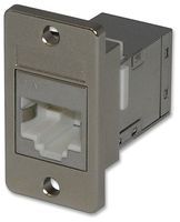 COUPLER, RJ45 JACK, 8P8C, CAT5E SHIELDED