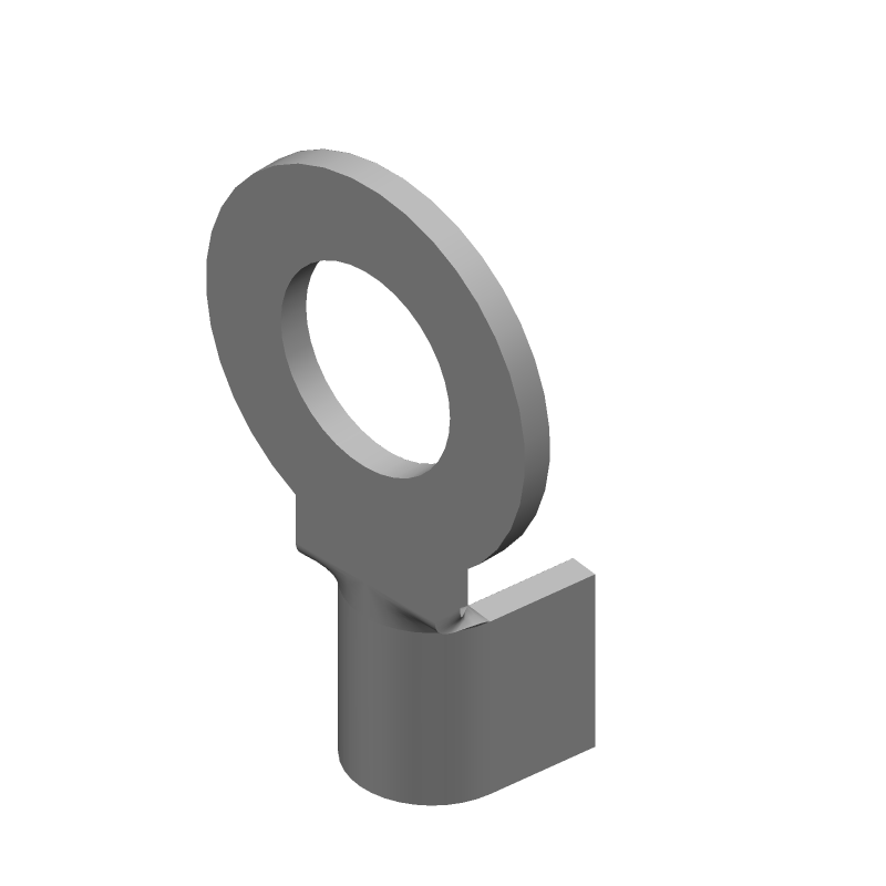 Ring Terminal, 10-12AWG Copper, Tin Plated, M6 Stud