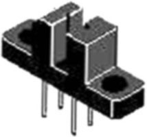 Photointerrupter Transmissive 3.3mm Phototransistor 4-Pin Rail