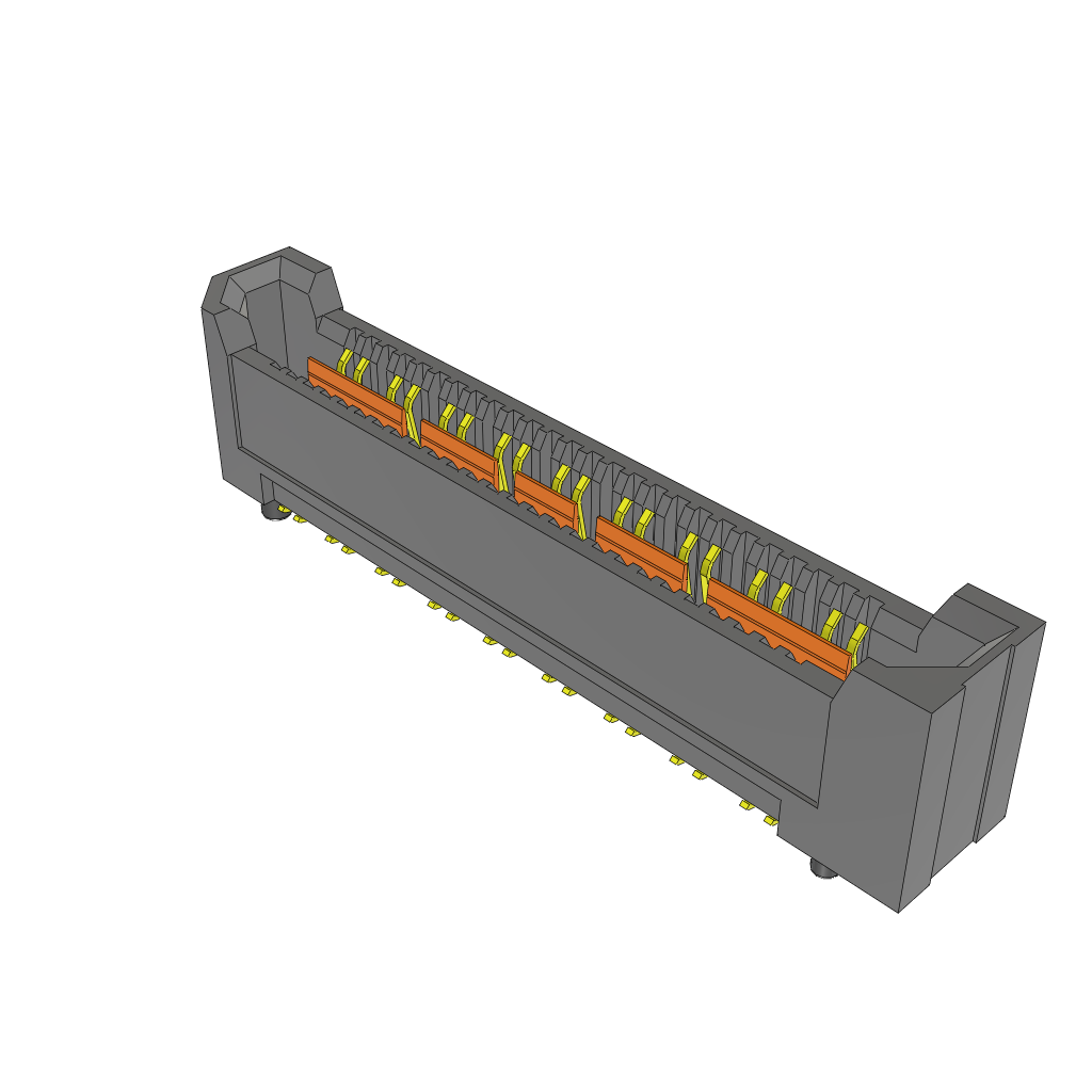 36-Contact Female Surface Mount Header, 2 Rows, 125°C, Commercial Reliability
