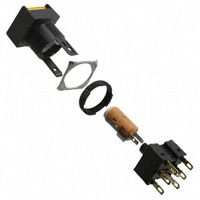 Switch Push Button N.O./N.C. DPDT Square Button 5A 250VAC 30VDC Alternate Contact Panel Mount Solder