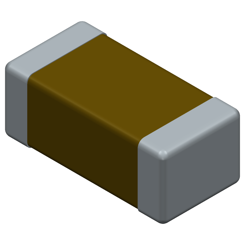 1uF 16V X7R Ceramic Capacitor, 1206 Chip