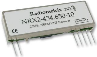 RADIOMETRIX         NRX2-434.650-10             RF MOD, RX, FM, 434.650MHZ, 10KBPS