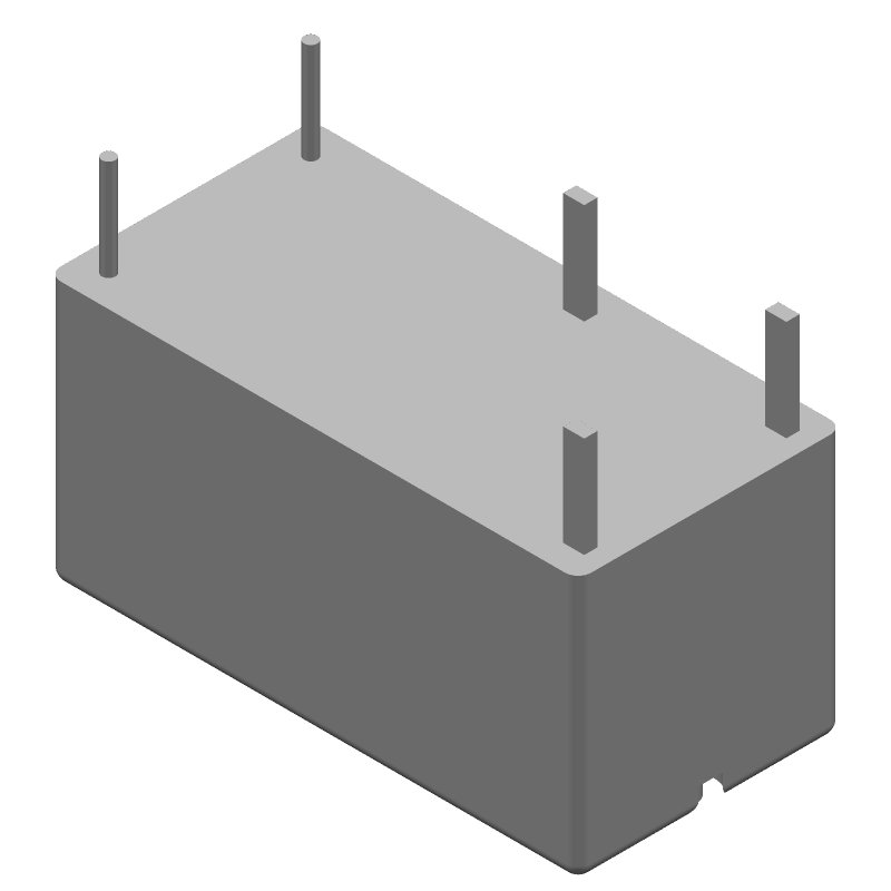 5V DC 5A SPDT Latching Relay, 250VAC, Through Hole, PCB