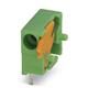 1-Pos Terminal Block, 15A, 300V, Thru-Hole, Green