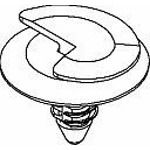 Push Pin Clip Nail, Attachment Hole DIAM 7.1