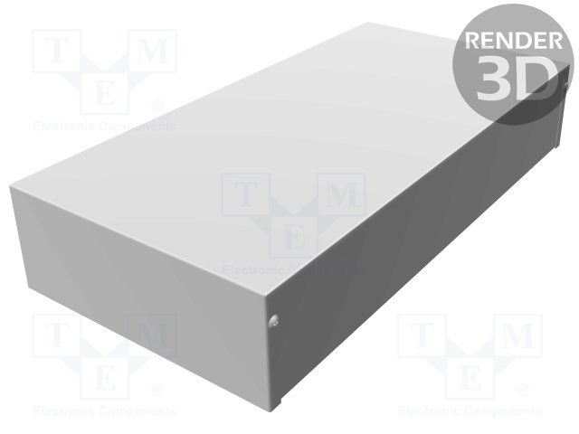 Enclosures, Boxes, & Cases 16.0 x 8.0 x 3.0" GRAY STEEL