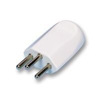 STEFFEN         149602             PLUG MAINS, SWISS, WHITE