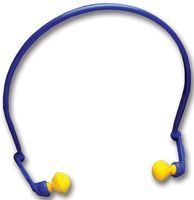 Reusable Blue; Yellow Polyurethane BandEar Plugs; 23dB; 1 Pairs