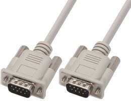 Cable Assembly D-Sub 3.04m 26AWG D-Subminiature to D-Subminiature 9 to 9 POS M-M Individual