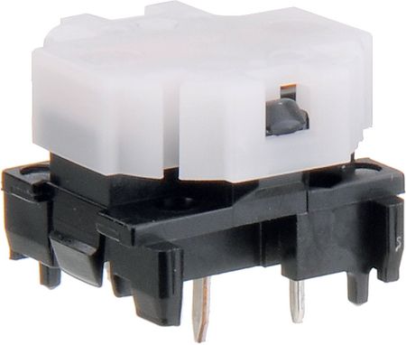 Keypad Switch, 1 Switches, SPST, Momentary, 0.1A, 28VDC, 0.7N, Solder Terminal, Through Hole-straight,