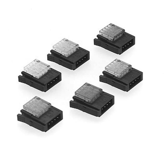 4 Pos IDC Plug Connector, 20-24AWG, Gold, 3A, 32V