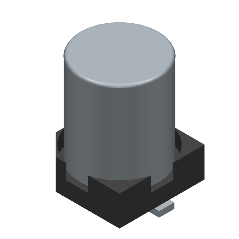 10uF 25V Aluminum Electrolytic Capacitor, Radial, 105°C, SMD