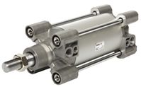 SMC Double Action Pneumatic Roundline Cylinder, C96SDB80-300