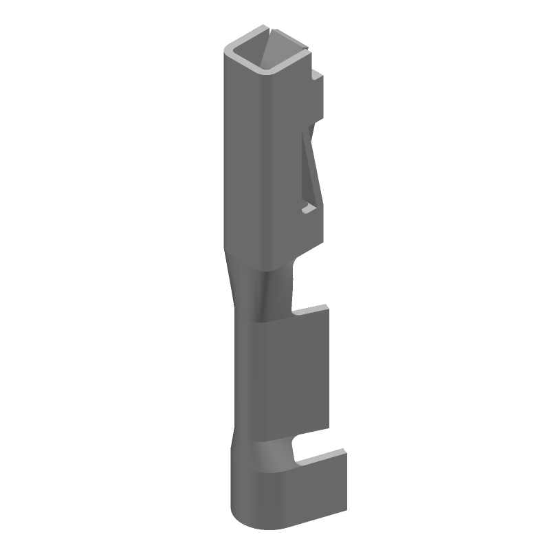 Female Signal Crimp Terminal, Gold Bronze, 3A, 20-24AWG