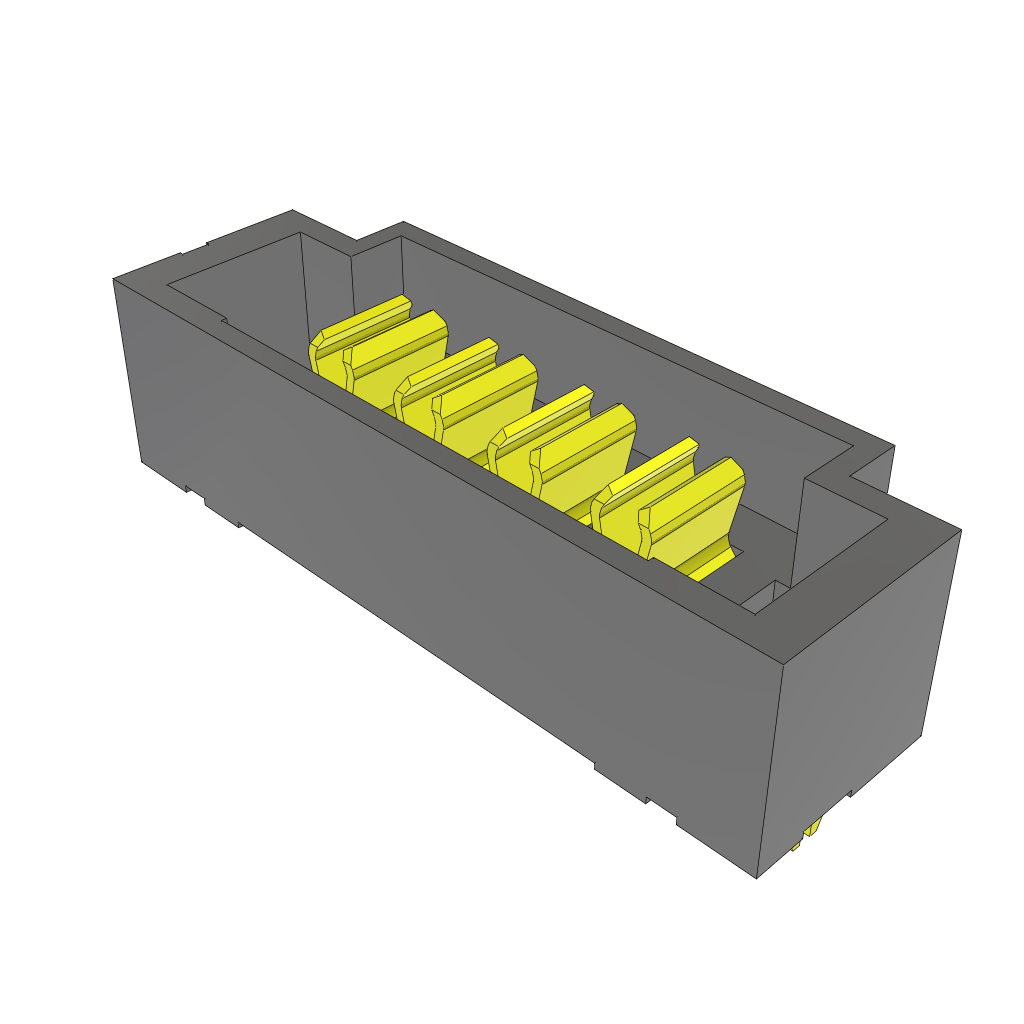 Conn Strip HDR 4 POS 2mm Solder ST Thru-Hole 24 Terminal 1 Port