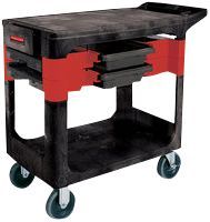 RUBBERMAID 	   	6180-00 BLACK 	   	CART, TRADES, 330LB, WORKBENCH SYSTEM