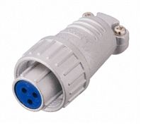 Nanahoshi Kagaku, 3 Pole Cable Mount Connector Plug, 24 Shell Size, Female Contacts