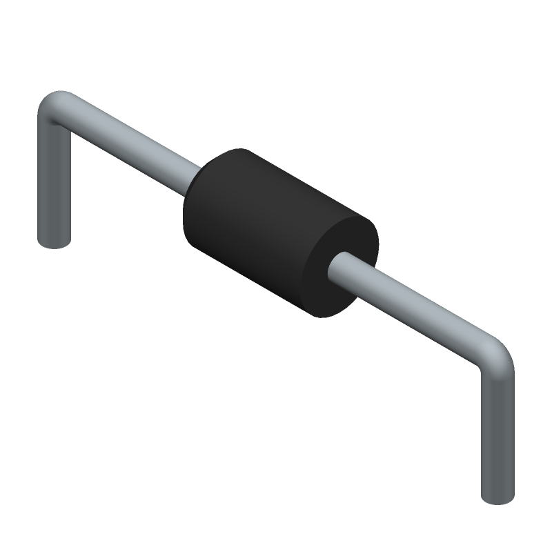 1W 10V Zener Diode, 5% Tol, DO-41, Through Hole
