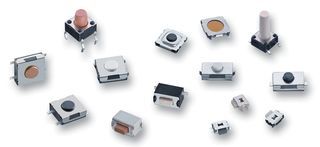 Tactile Switch SPST 50mA 12VDC SMD Non-Illuminated