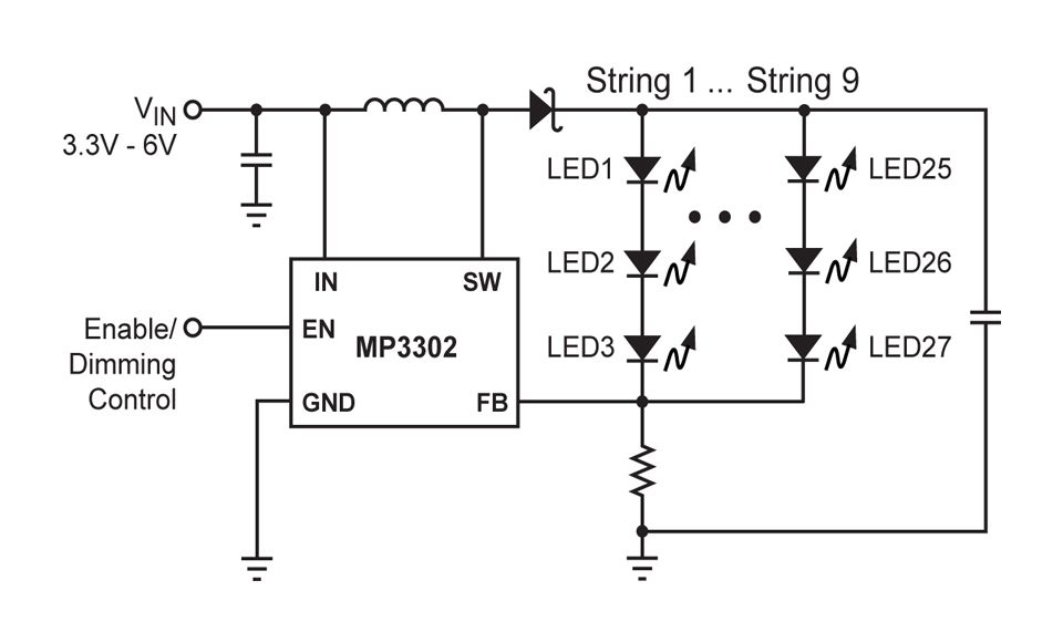 LED Driver, 27-Segment, PDSO8, 2 X 3 MM, ROHS COMPLIANT, MO-229VCED-2, QFN-8