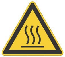 BRADY         250245FR             SIGN, WARNING, HOT SURFACE CARD OF 7