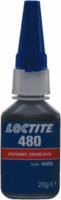 LOCTITE   135250   Adhesive, Cyanoacrylate, Bottle, Black, 20 g, LOCTITE 480
