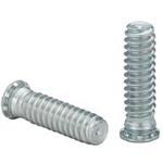 Studs Self Clinching M2.5 X 0.45-THD 8mm-LG Heat-Treated Carbon Steel Zinc ASTM B633