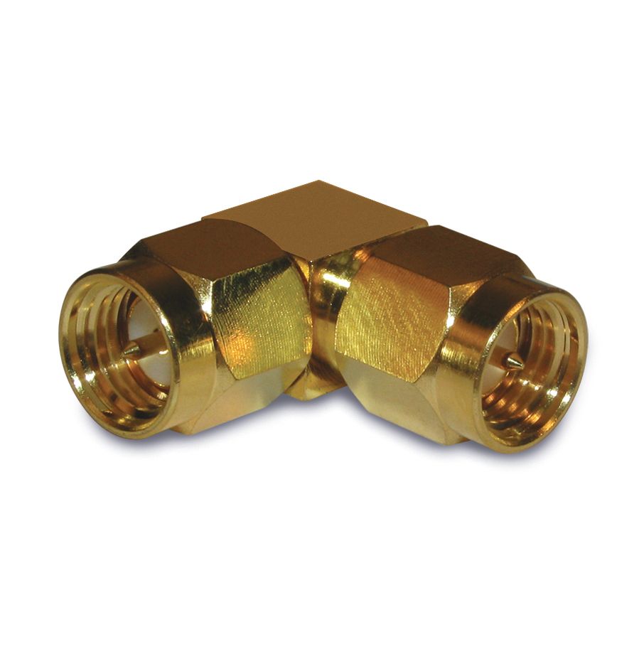 SMA Male-Male RF Adapter, 18GHz, Gold Plated