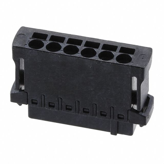 6 Pos FFC/FPC Connector, ZIF, 2.54mm Pitch, 160V, 7.3A, Vertical