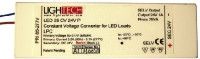 LIGHTECH         901025024PS             AC/DC LED Power Supply, 85 V, 277 V, 25 W, 1 A, 24 V