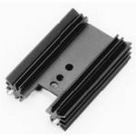 TO-220 Vertical Heat Sink, Aluminum, Black, 12.67°C/W