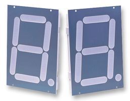 FORGE EUROPA         FEM-7901R0100GW            7-Segment LED Display, 1, 200 mm, Red, Common Cathode, 950 mcd, 80 mA