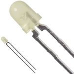 Yellow LED Emitter, 565nm, 2-Pin, T-1, Through Hole