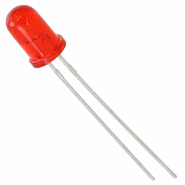 Single Color LED, High Efficiency Red, Red Transparent, T-1 3/4, 5mm, ROHS COMPLIANT PACKAGE-2