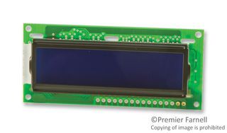 EVERBOUQUET         MC1602C8-SBLW             Alphanumeric LCD, 16 x 2, White on Blue, 5V, Parallel, English, Japanese, Transmissive