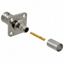 500V 4GHz RF Coaxial Connector, Nickel Brass Body, Gold Contacts