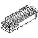 Connector Accessories QSFP Cage Right Angle Copper Alloy QSFP Plus Tray
