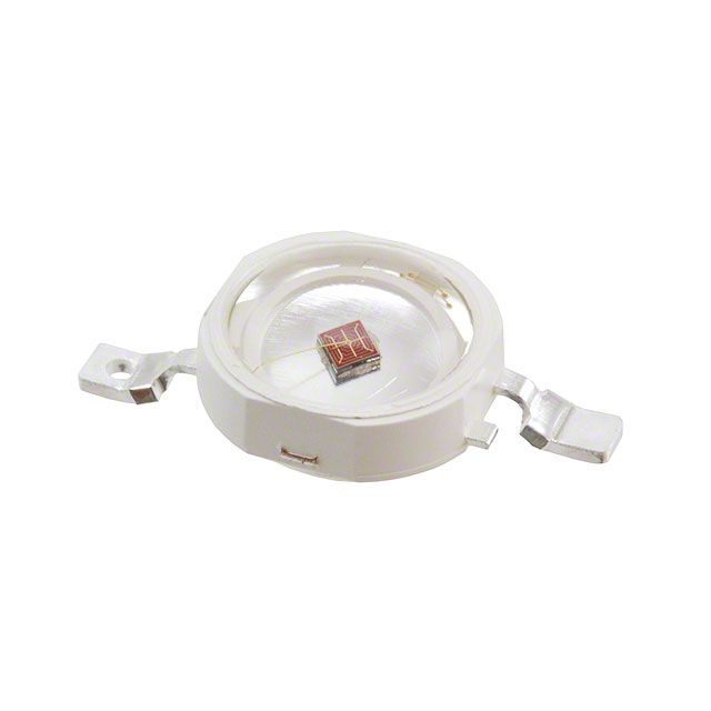 Red SMD LED Emitter, 635nm, 350mA, 140° Viewing Angle