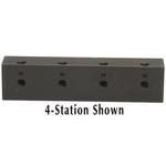 Valve Access Directional Control Valve Multi-Station Manifold Aluminum Black