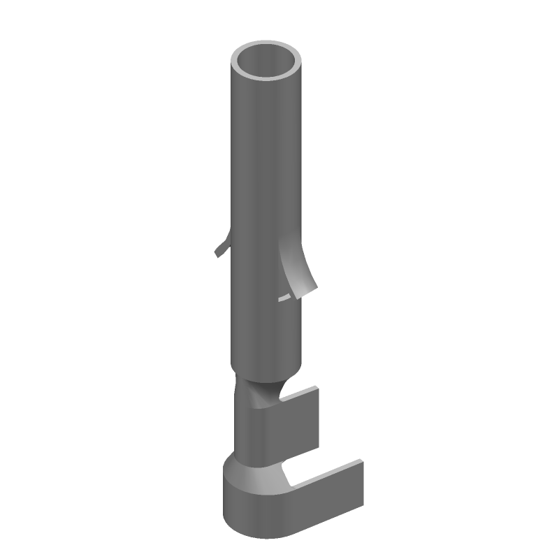 Female Crimp Signal Connector | 24-18 AWG | 7A | Tin Brass | UL