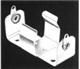 1 Cell Aluminum Battery Holder, Brass/Tin Contacts, Solder Term